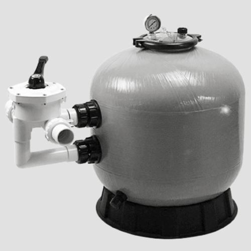 Side Mount Pool Sand Filter - Color: Grey