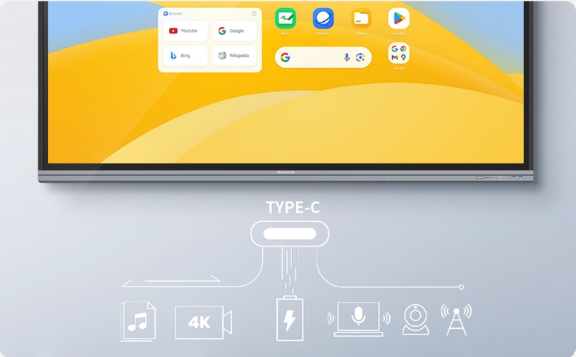 Maxhub U3 Series U7530 75" Interactive Panel - Color: Grey