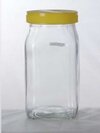 1kg Glass Honey Jar - Color: Transparent