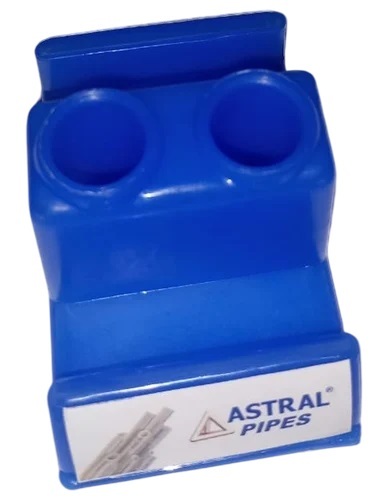 Blue Promotional Pen Mobile Holder - Primary Material: Plastic