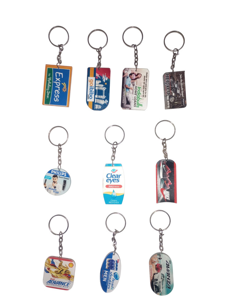 Acrylic Keyring - Color: Multi Color