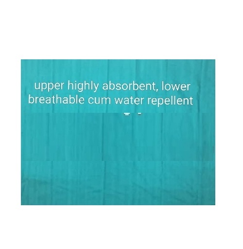 Disposable Drape/Bed Sheet - Color: Medical Sea Green