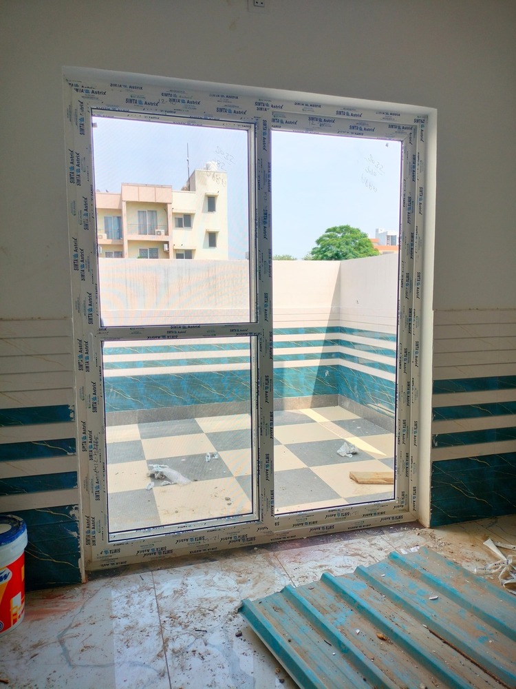 White Upvc Door - Design: Modern
