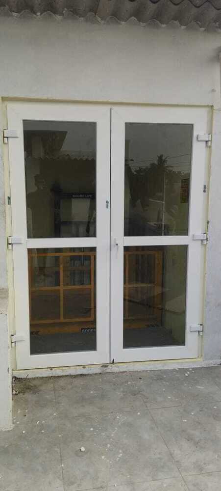 Upvc Casement 2 Leaf Door - Color: White
