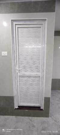 White Upvc Door - Design: Plain