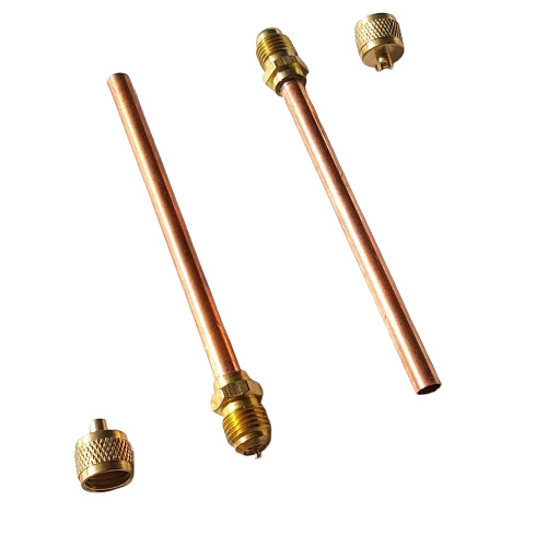 Brass Refrigeration Charging NRV Valve