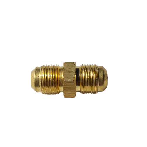 3-4 Inch Flare Brass Nipple - Color: Golden
