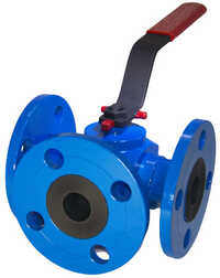 Cs 3 Way Ball Valve Flange Asa 150 Valve - Application: Industrial