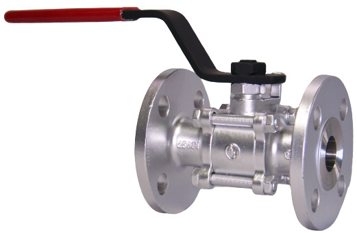 Ss 3 Pc B.V Flange Asa 150 - Application: Industrial
