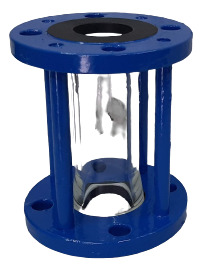 Cs Full View Sight Glass - Color: Blue