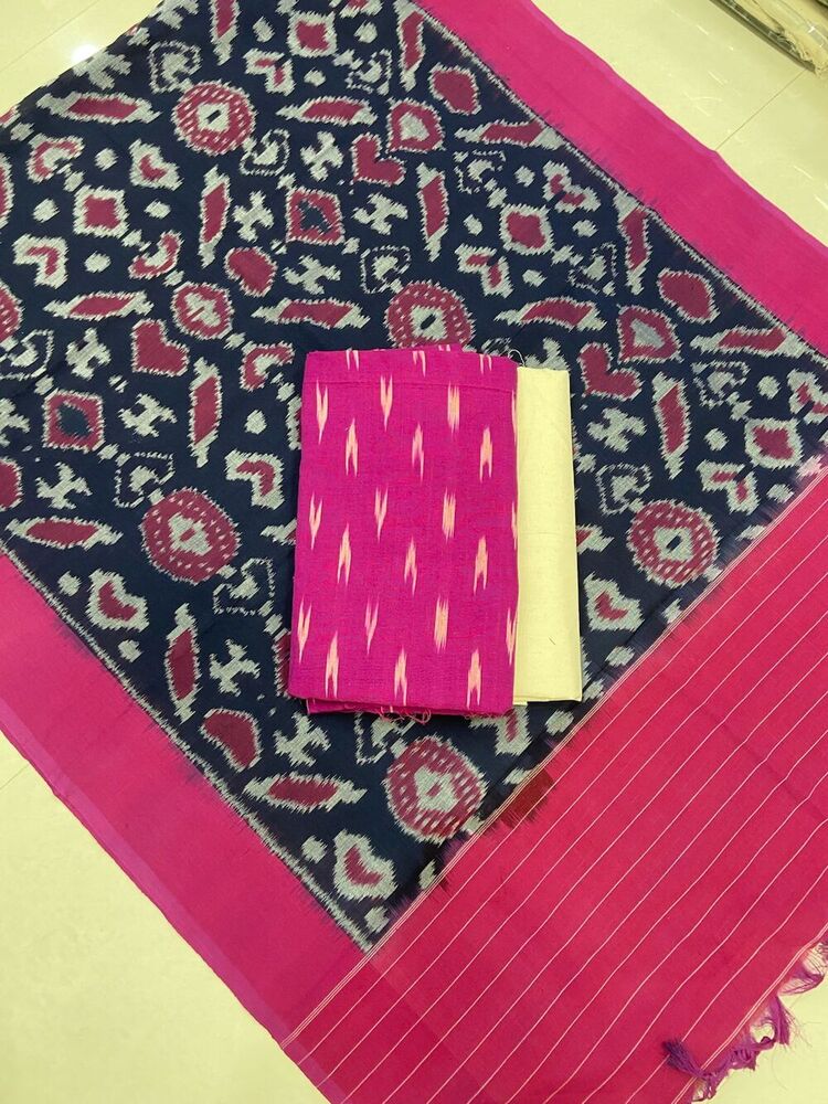 Double Ikat Cotton Dress Materials