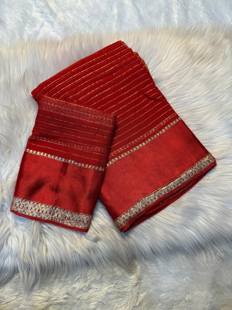 PURE VISCOSE GEORGETTE SAREE