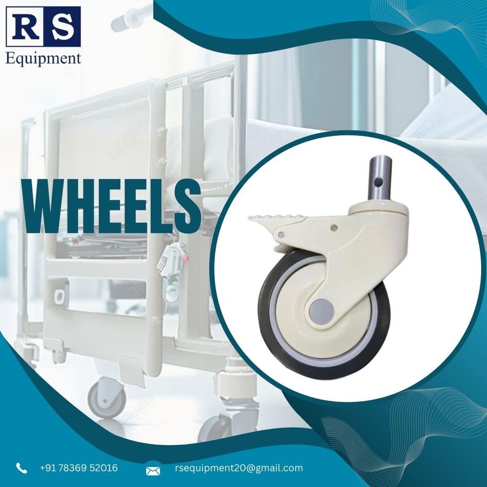 Hopital Bed Wheels - Color: Silver