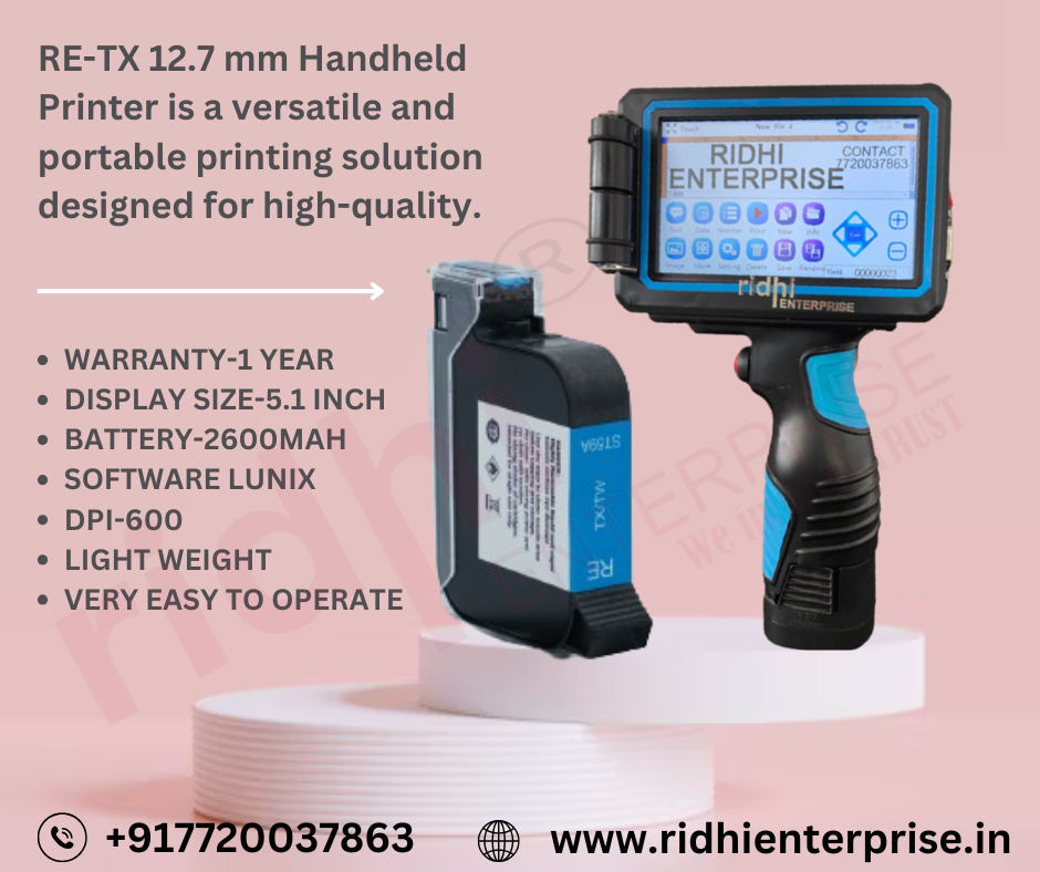 RIDHI TX Portable Batch Coding Machine
