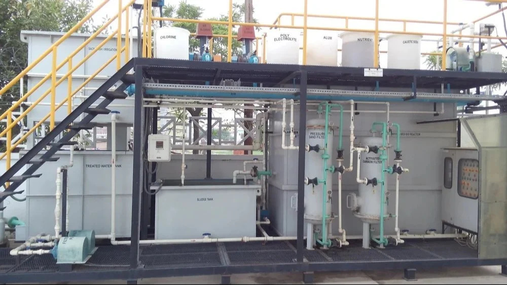 Integrated Fixed-Film Activated Sludge Sewage Treatment Plant