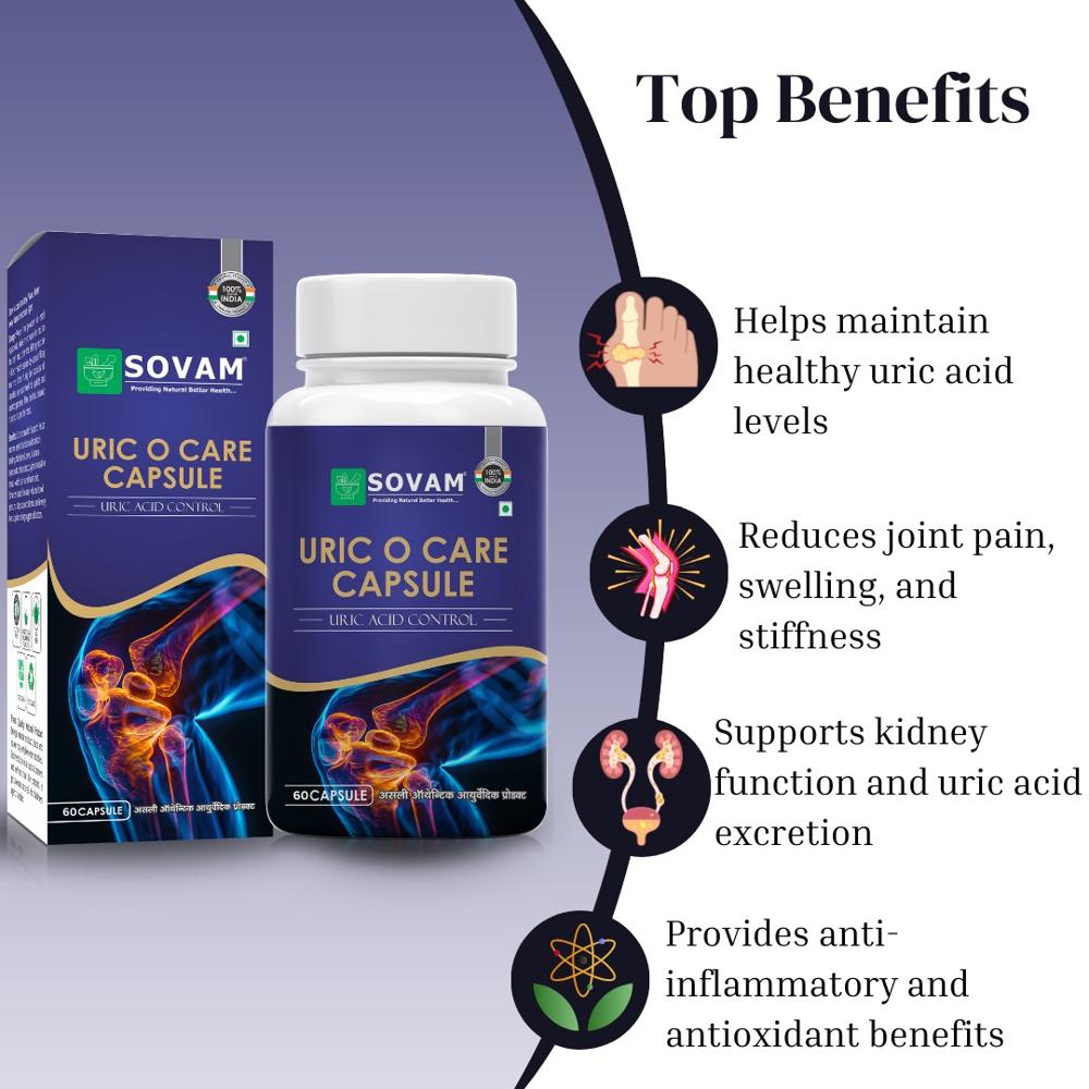 Uric O Care ayurvedic supplement 60 Caps