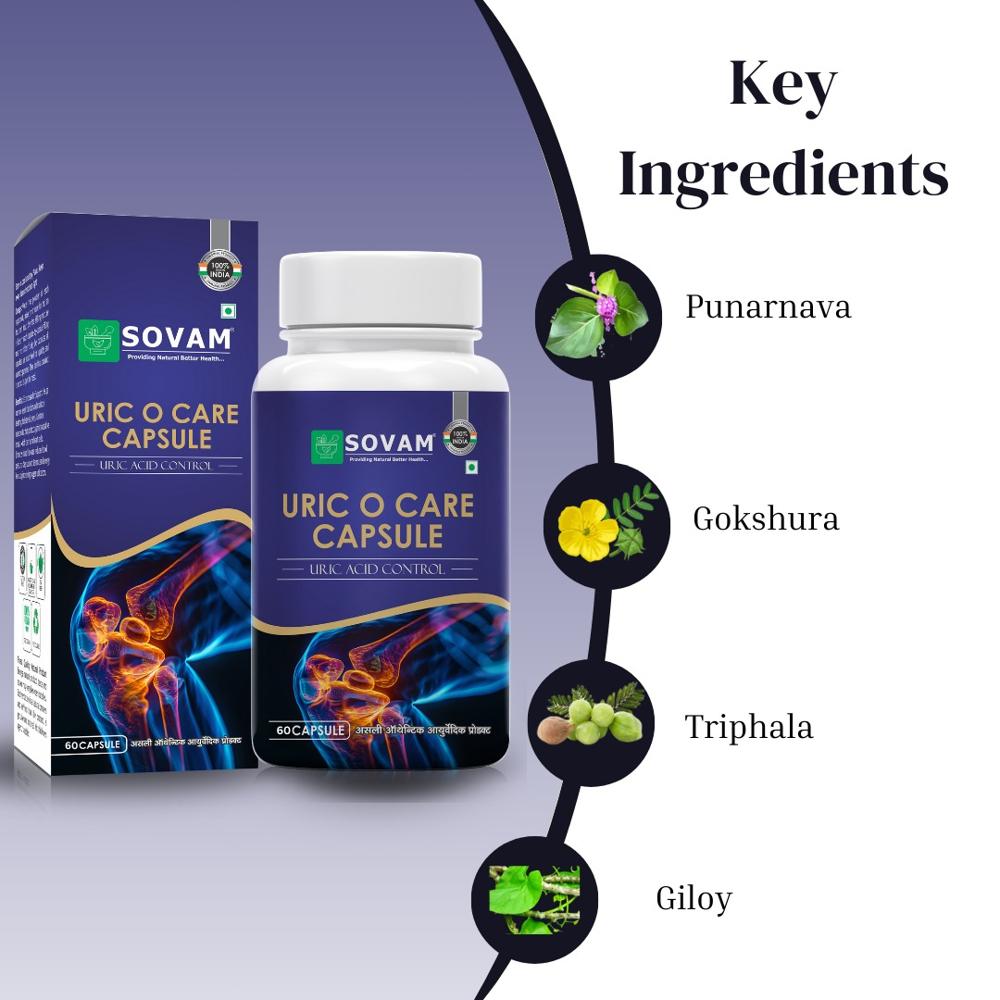 Uric O Care ayurvedic supplement 60 Caps