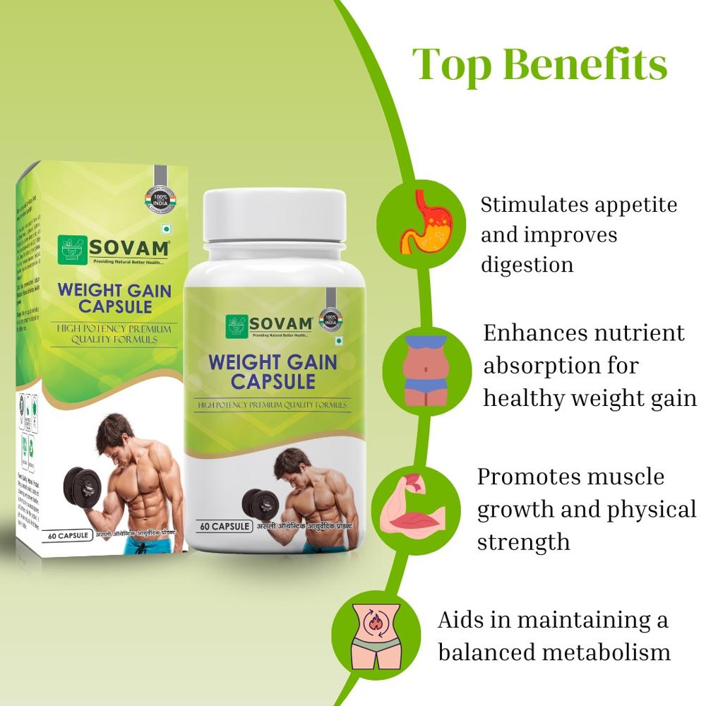 Weight Gain Capsule Ayurvedic Medicine 