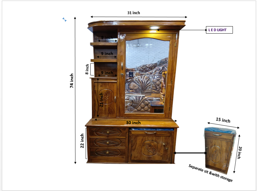 Dressing Table - Artwork: Handmade