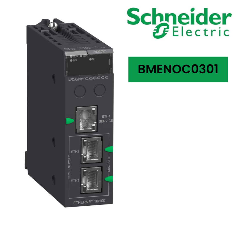 Bmenoc0301-ethernet Module M580 - 3-port Ethernet Communication - Frequency (mhz): 60 Hertz (hz)