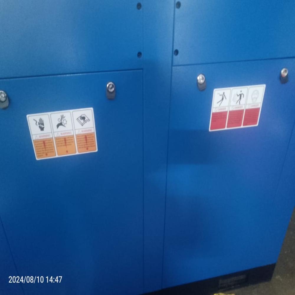 Electric Screw Air Compressor - Air Flow Capacity: 60 Cubic Feet Per Minute (Ft3/min)