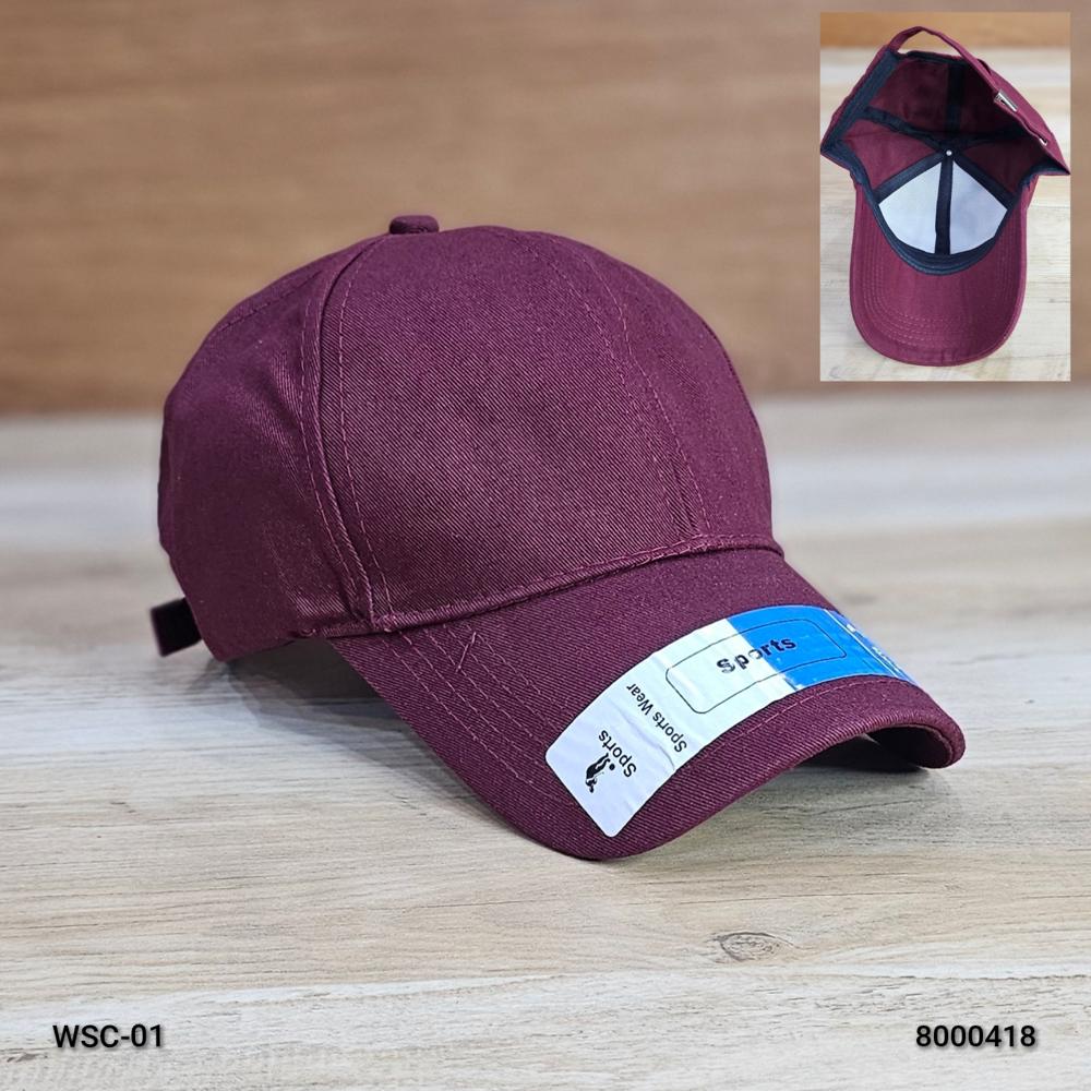 Men Cotton  Caps - Color: Pink
