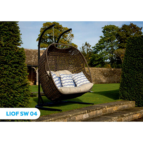 Liof-Sw-04 Garden Swing - Color: Brown