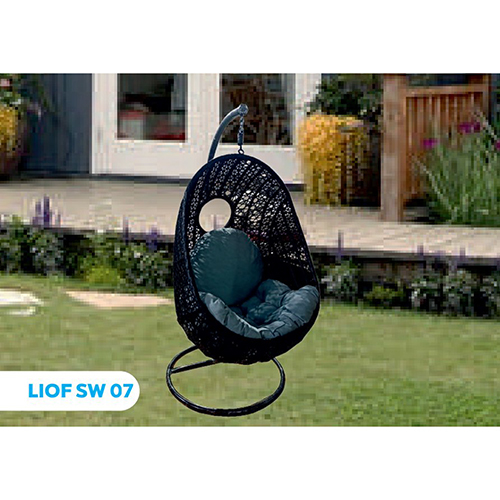 Liof-Sw-07 Garden Swing - Color: Black