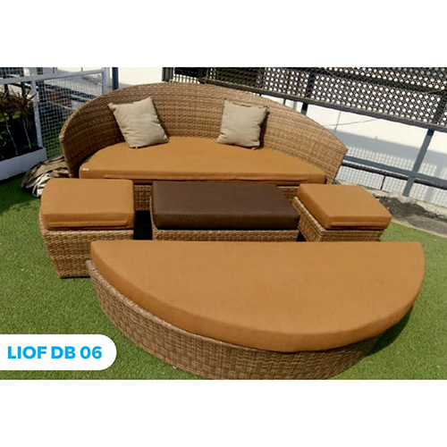 Liof-Db-06 Sun Bed - Color: Brown