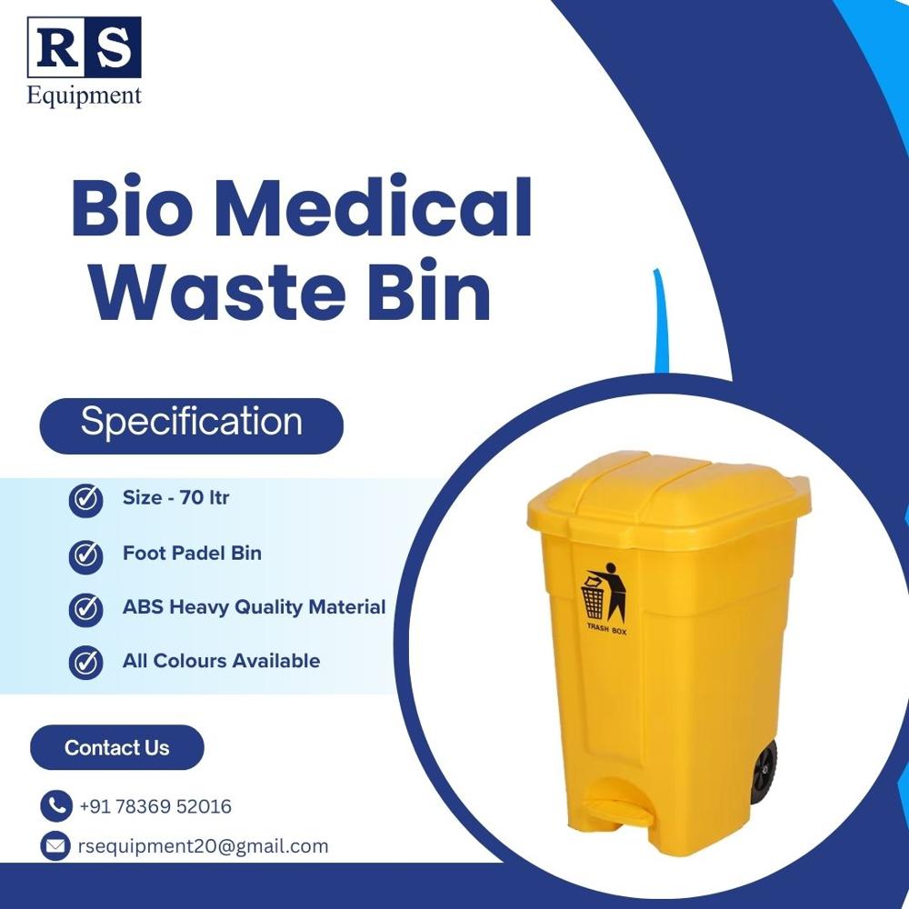 RSE 818 Bio Medical Waste Bin 70  Liter