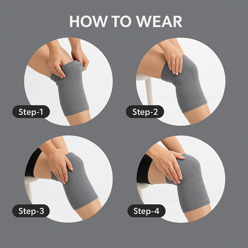 Knee Cap Grey - Accuracy: Provides Consistent Compression Mg