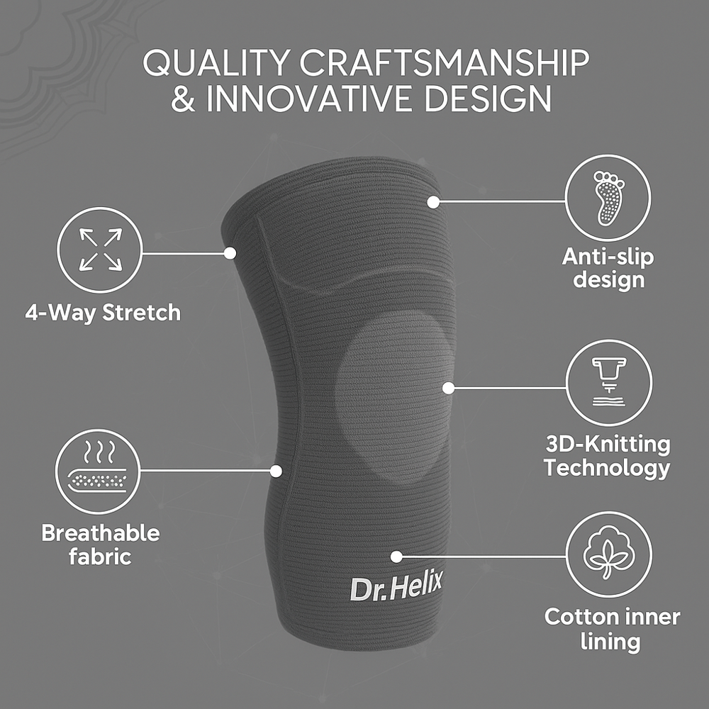Knee Cap Grey - Accuracy: Provides Consistent Compression Mg