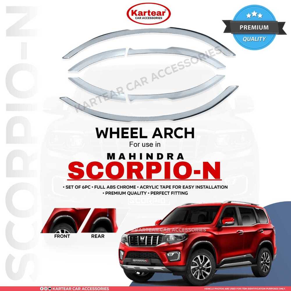 SCORPIO N WHEEL ARCH CHROME