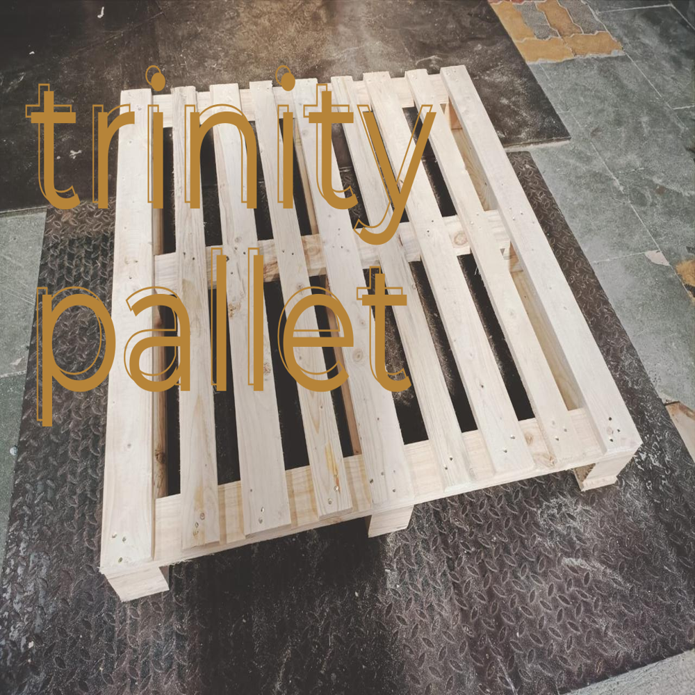 Industrial Use Pinewood Export Pallet - Color: Natural
