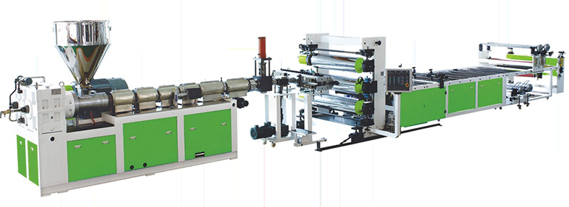 Pp And Calcium Powder Environmental Protection Sheet Extrusion Line - Automatic Grade: Semi-Automatic