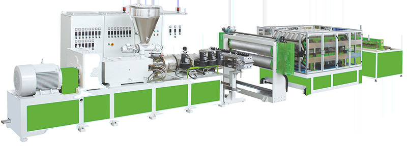 Pvc-Asa And Pmma Synthetic Resin Clay Tile Extrusion Line - Automatic Grade: Semi-Automatic