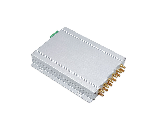 Aluminum Alloy Housing Fixed Rfid Reader With 12 Channel - Color: Silver