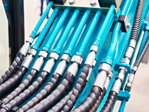 Hydraulic Hose System Of Machine - Color: Black