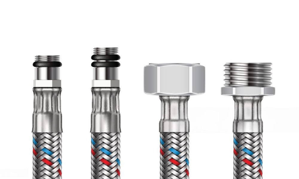 Low Pressure Hydraulic Hoses - Color: Silver