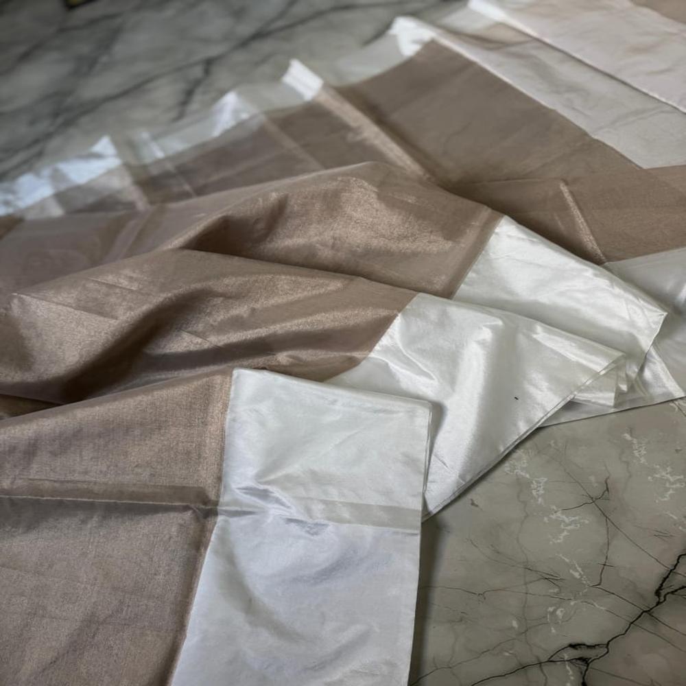  Copper tissue silk  saree collection