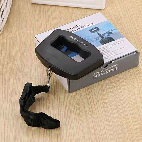 Electronic Luggage Scale - Color: Black And Silver