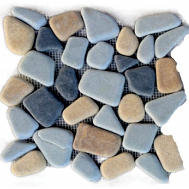 Pebble Mosaic Multi Col - Artificial Stone Type: Solid Surface