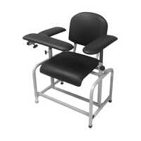 Blood Drawing Phlebotomy Chair - Color: Black