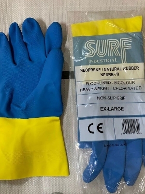 Surf Rubber Hand Gloves - Color: All Colours