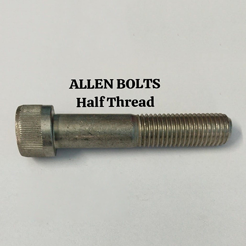Ss202 Half Thread Allen Bolts - Color: Silver