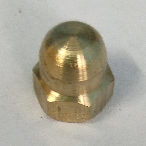 30Mm Brass Cap Nuts - Color: Light Golden