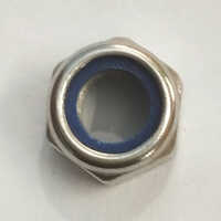 Nylon Insert Lock Nuts - Color: Silver