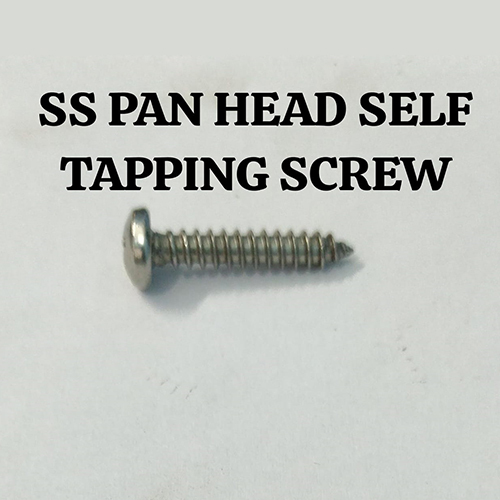 Ss Pan Head Self Tapping Screw - Color: Silver