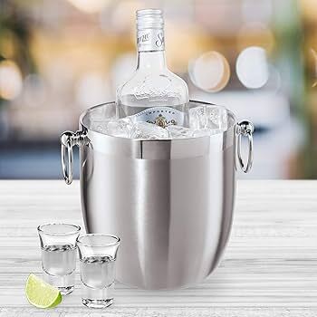 Glass Chilling Bucket - Design: Attractive