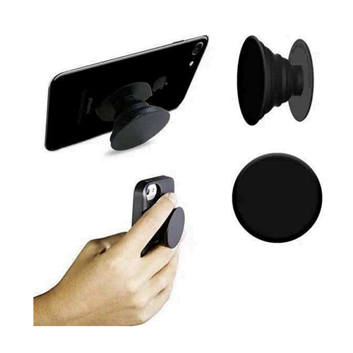 Metal Finish Popsocket - Color: Black